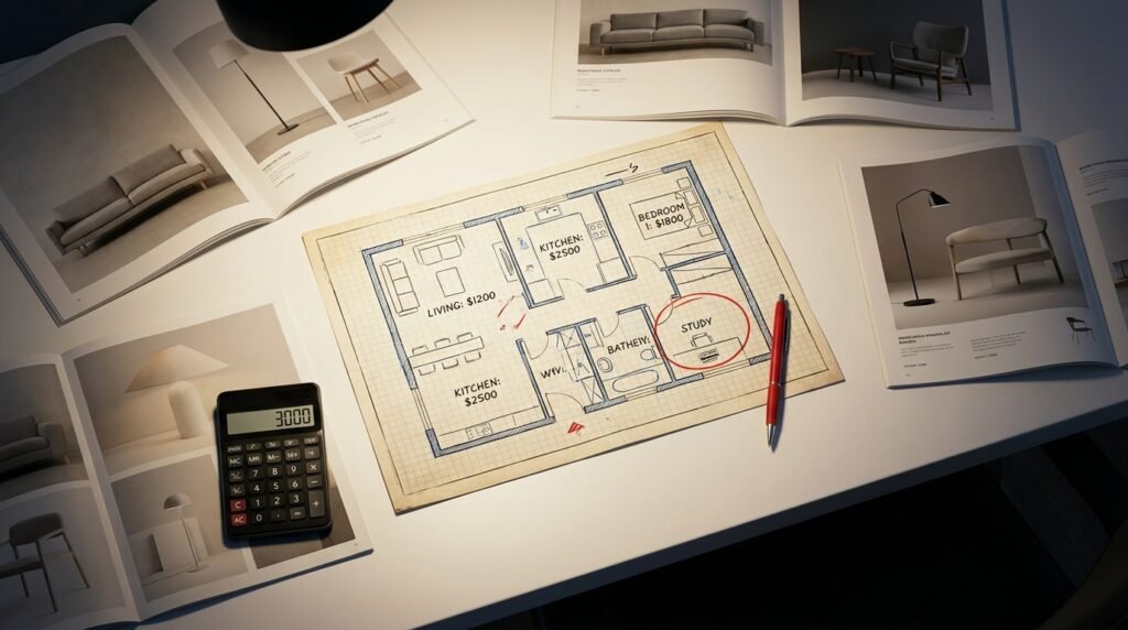 Amueblar piso 3000€: lista real de compra | iAlarife