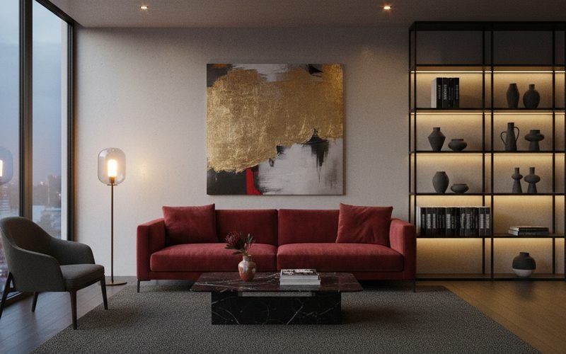 Guía Práctica: ¿Cómo Integrar el Rojo Inesperado en Tu Hogar? (Elementos y Espacios Clave)