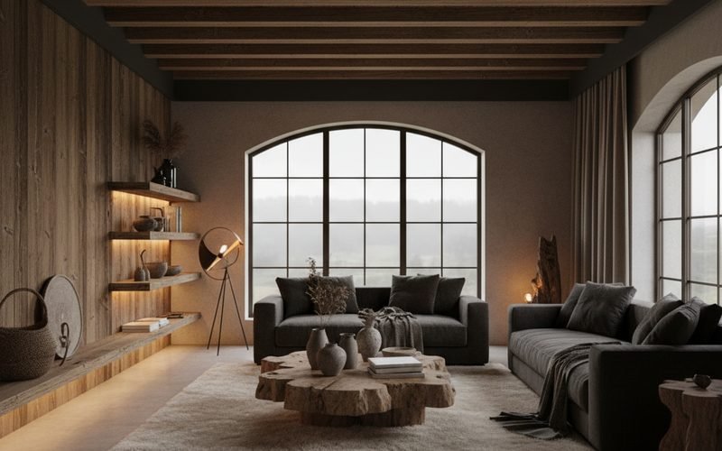 Características Fundamentales: El ADN del Interiorismo Rústico