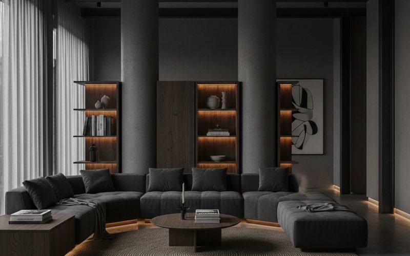 Mobiliario que abraza la estructura: Diseños personalizados para tu salón