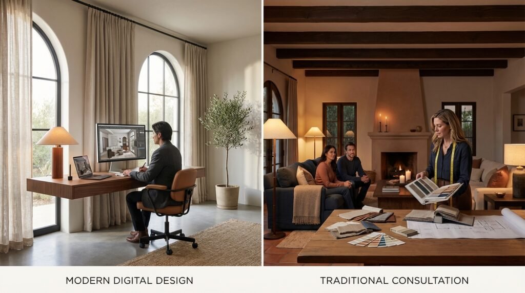 Interiorista Online vs Presencial: Comparativa Real 2026