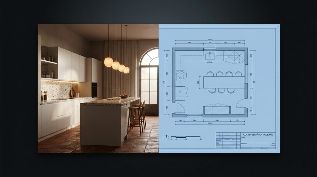 Renders y Planos Técnicos de Interiorismo | iAlarife Lab