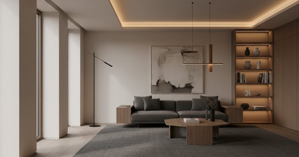 Blanco minimalista: por qué tu salón parece una nevera