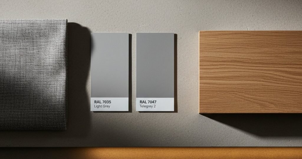 Gris en el salón: qué RAL elegir para no fallar