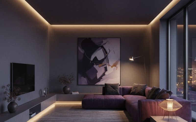 Iluminación y el morado: por qué gastar en 2700K salva tu salón