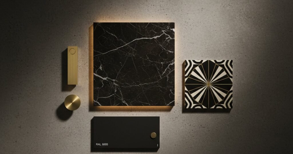 Cómo usar el negro estilo art deco sin perder luz