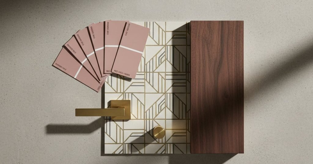 Cómo usar rosa Art Déco sin que parezca un algodón de azúcar