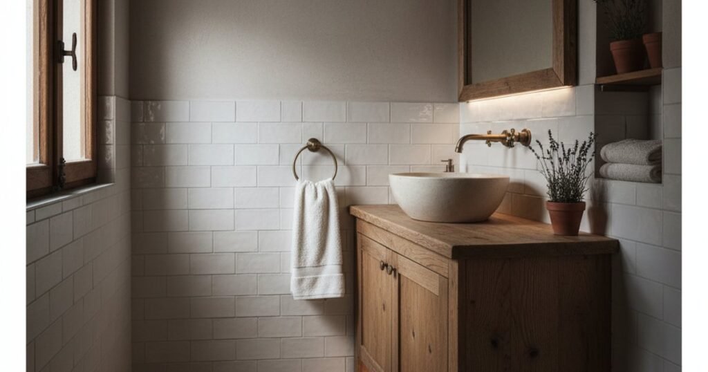 Errores en el baño provenzal: por qué parece un trastero
