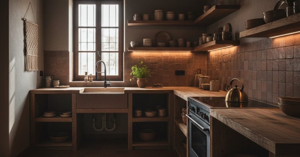 Cómo diseñar una cocina bohemia sin que parezca un trastero