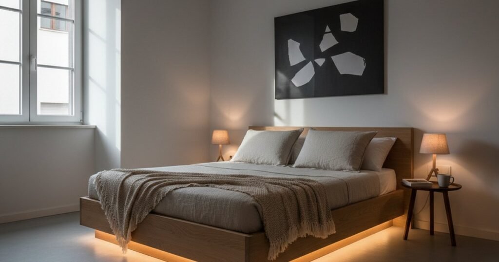 Dormitorio nórdico: errores de luz y medida que lo arruinan