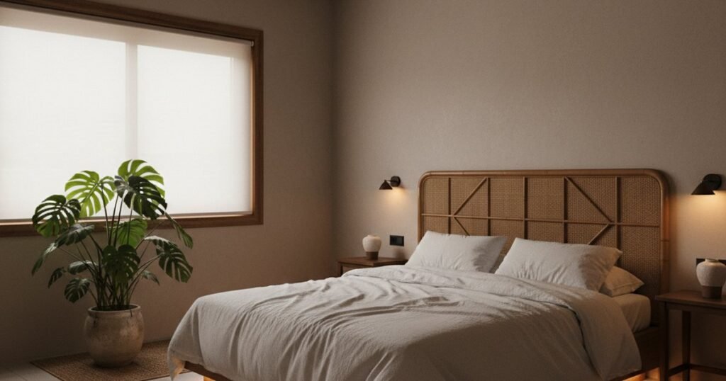 Por qué tu dormitorio tropical parece un decorado barato