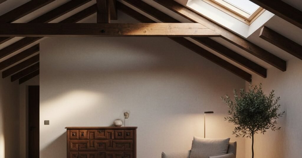 Cómo aprovechar muebles viejos en un ático con estilo