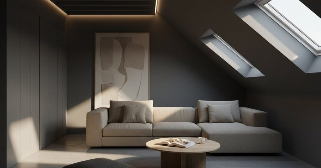Muebles y trucos para áticos bajos que sí funcionan