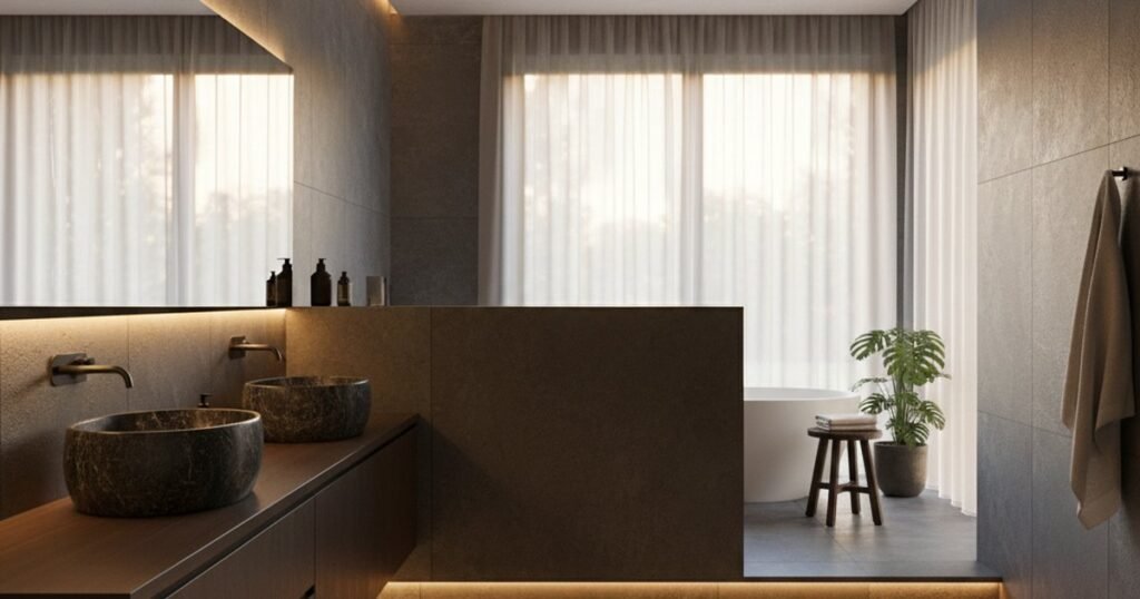 Baño de 30m2: cómo diseñarlo para que no parezca un hangar