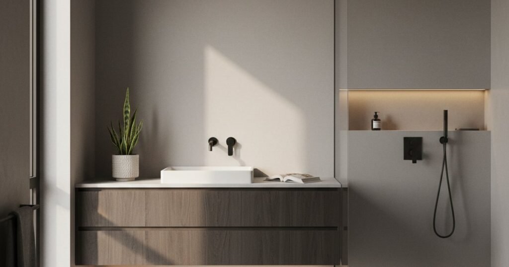 Baño minimalista: por qué el menos es más sale caro