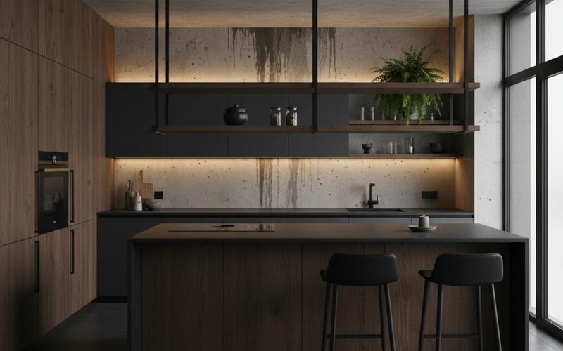 Muebles de cocina: qué comprar cuando la pared es un riesgo