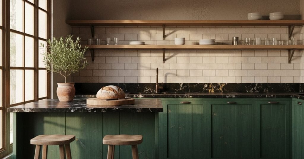Cocina con muebles viejos: cómo integrarlos sin errores