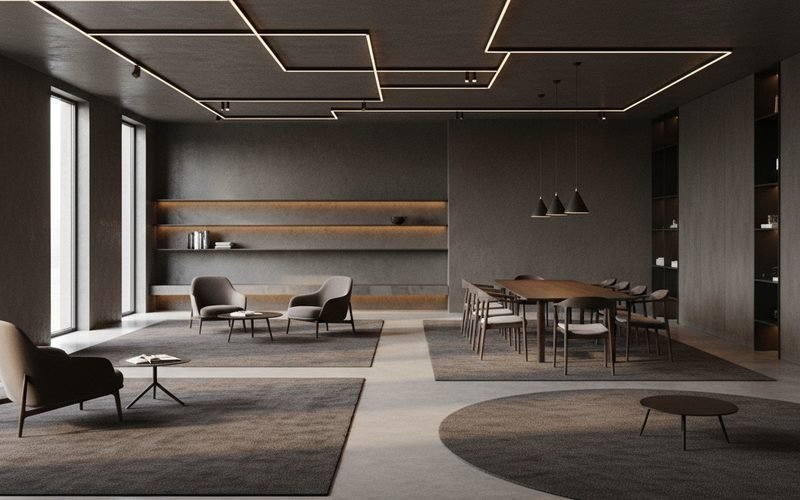 Zonificación: Alfombras XL y circuitos de luz