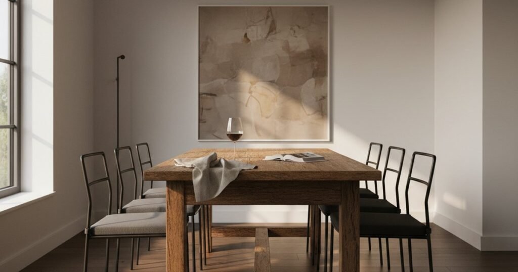 Muebles viejos en el comedor: cómo encajarlos con medidas
