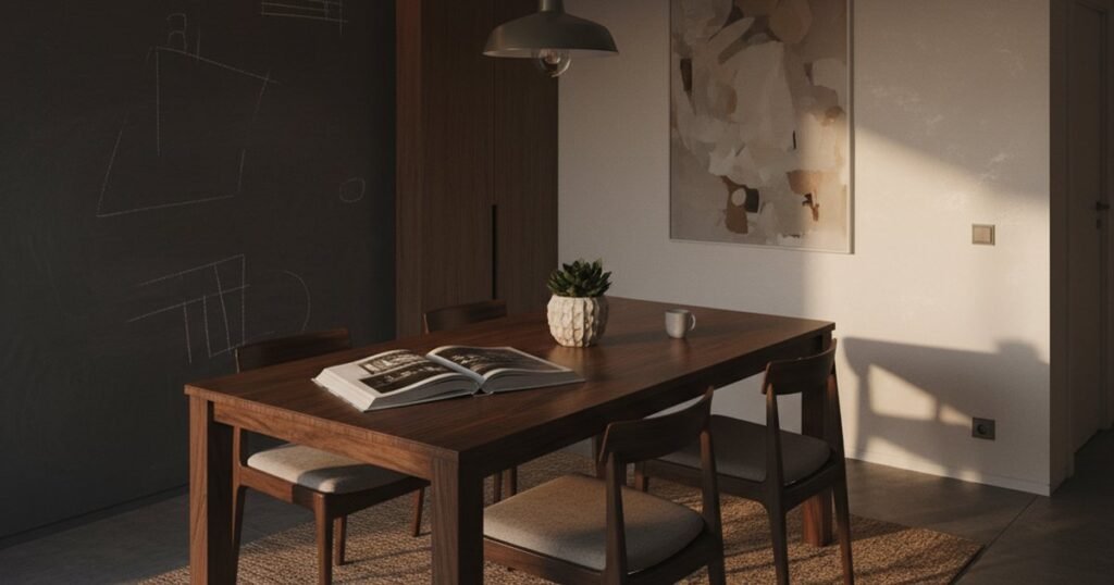 Cómo diseñar un comedor con niños en menos de 19 m²