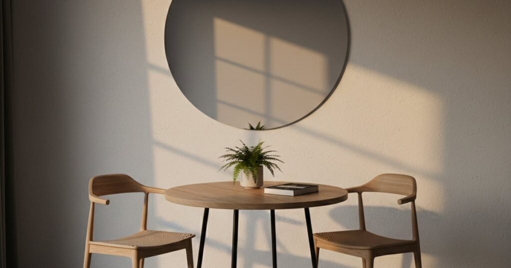 Cómo meter un comedor en un piso de 50 m² sin que estorbe