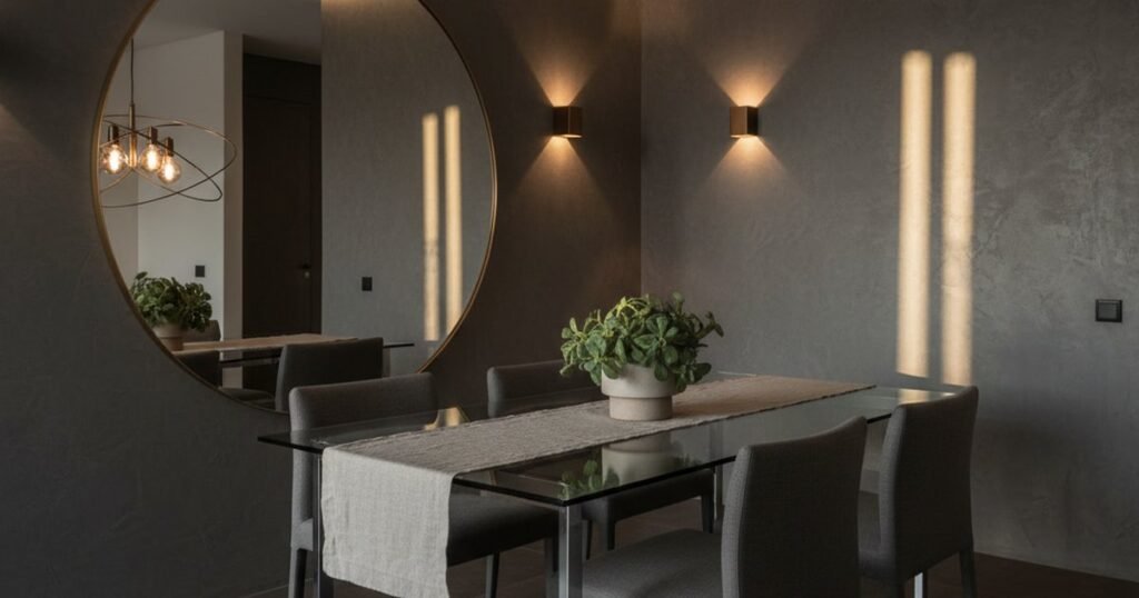 Cómo arreglar un comedor oscuro sin meterse en obras