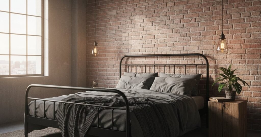 Dormitorio industrial: qué materiales poner y qué evitar