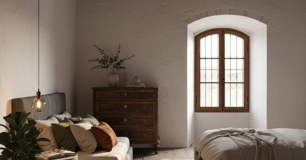 Dormitorio en piso heredado: cómo ganar 2 m² sin obras