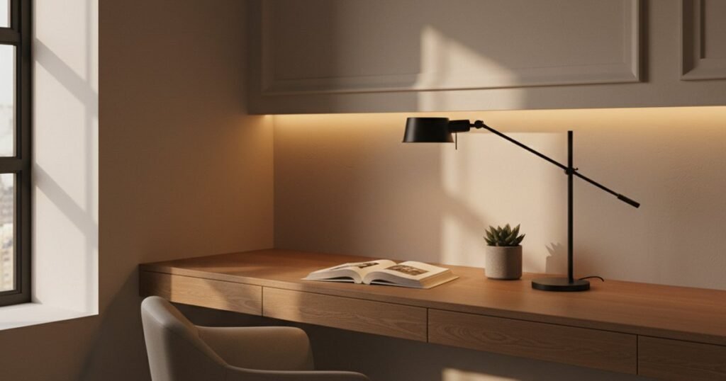 Cómo iluminar un estudio oscuro sin que parezca un búnker