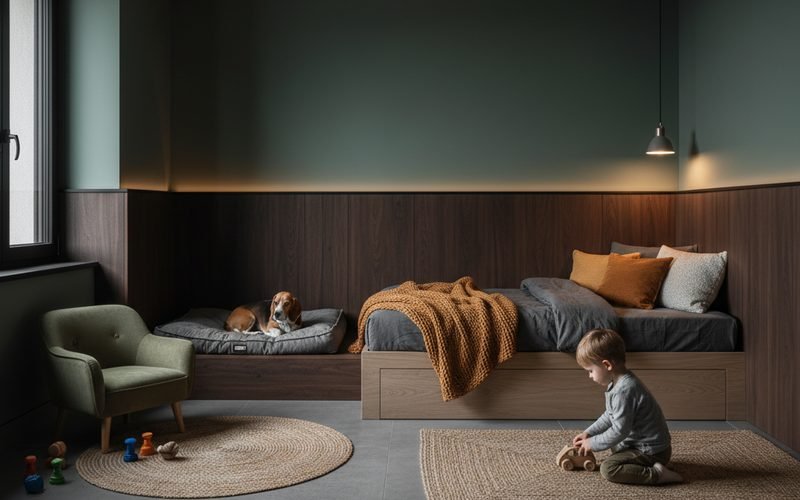 Materiales que aguantan a un niño y a un beagle