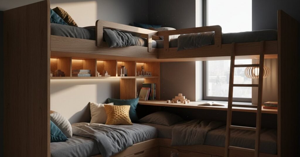 ¿No cabe nada? Ideas para cuartos infantiles con mala planta