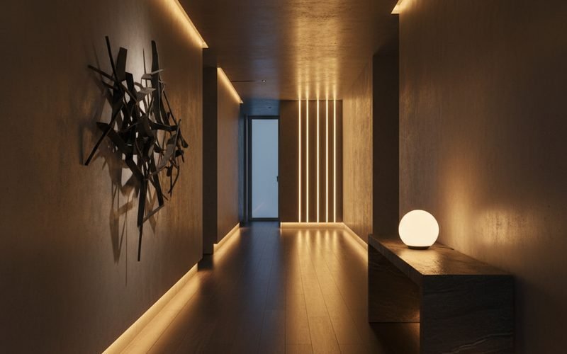 Iluminación como protagonista: bañar, no apuntar