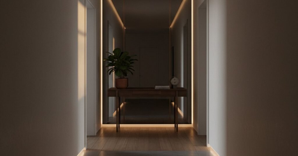 ¿Pasillo oscuro? Cómo meterle luz sin tirar el tabique