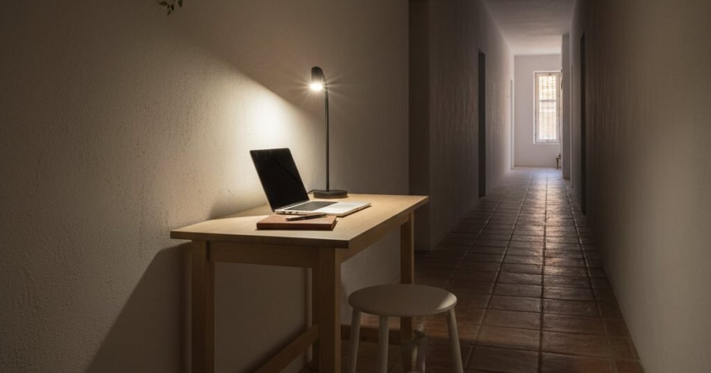 Teletrabajo en el pasillo: cómo no quedarte sin paso