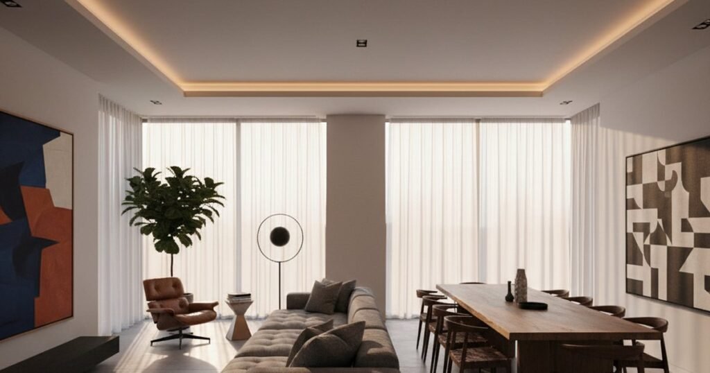 Cómo amueblar un salón de 150 m² para que no parezca frío