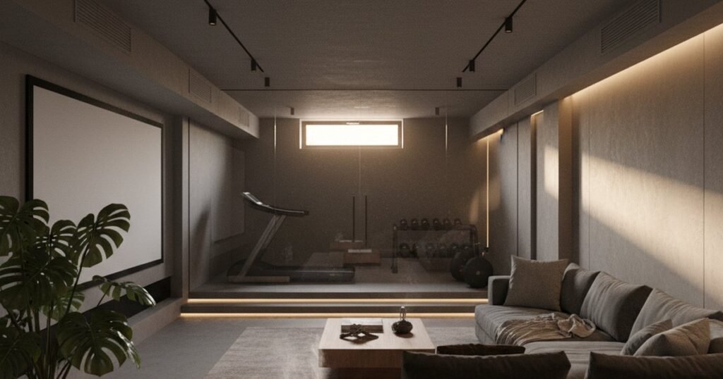 Cómo aprovechar 120m² de sótano sin que huela a rancio