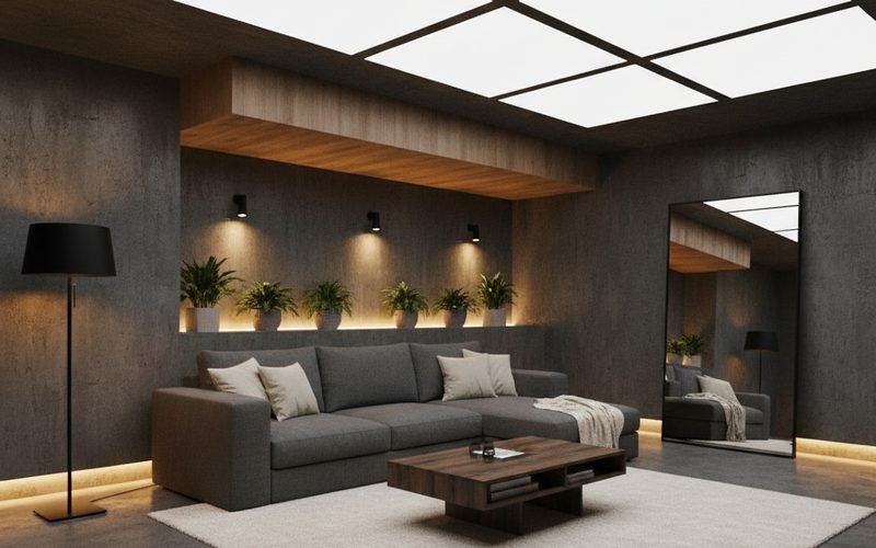 Iluminación en sótanos sin ventanas: el truco de los 4.000K