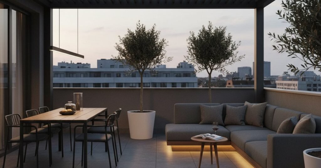 Cómo diseñar una terraza de 40m2 sin morir en el presupuesto