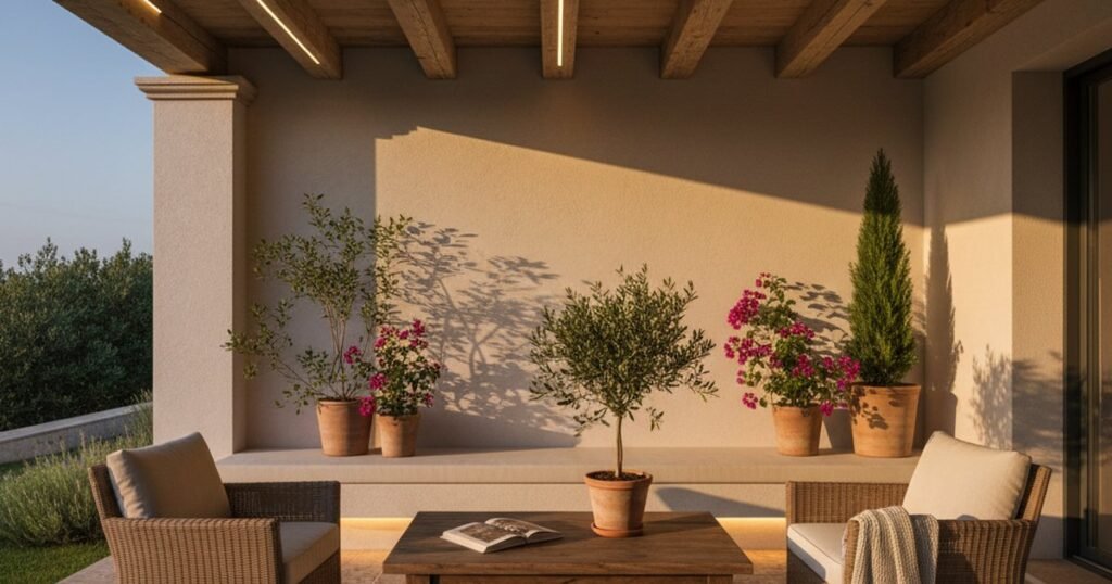 Terraza con vigas de madera: ideas y errores técnicos