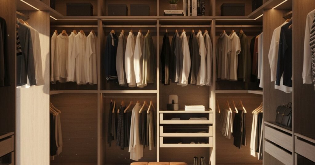 Vestidor en un piso de 120m2: medidas y presupuesto real