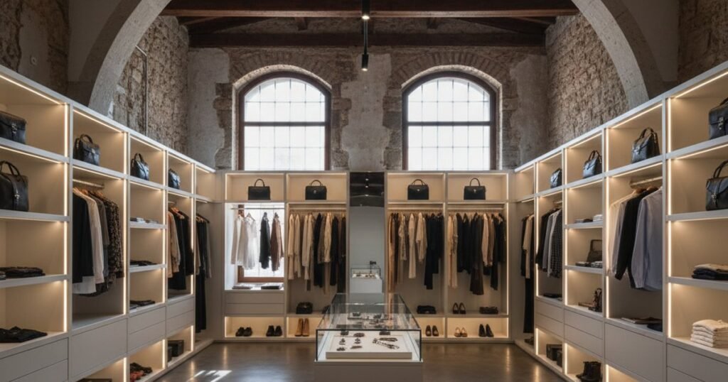Diseñar un vestidor en un local: medidas para que funcione