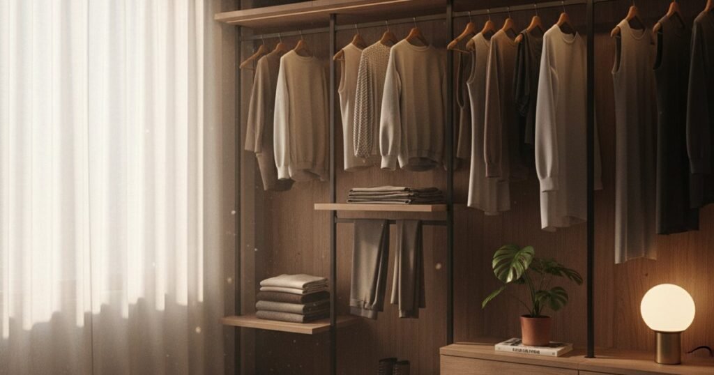Cómo montar un vestidor sin obras que quepa en tu cuarto