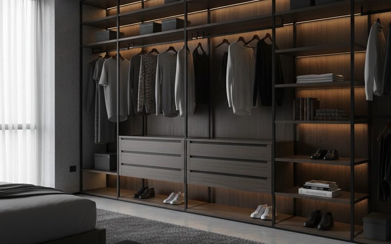 El sistema modular: el vestidor de 847€ que te llevas de mudanza