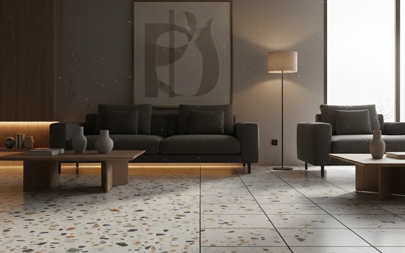 Terrazo continuo vs baldosa: el truco del precio