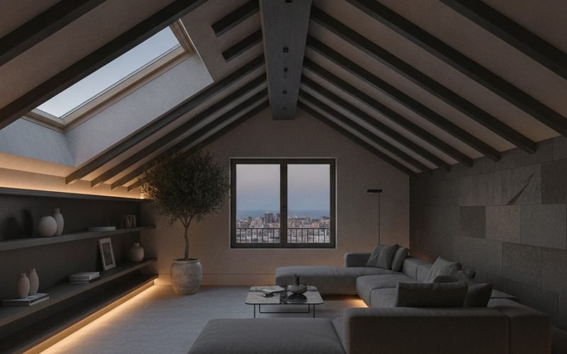 Precio por m² de reforma de ático en Málaga